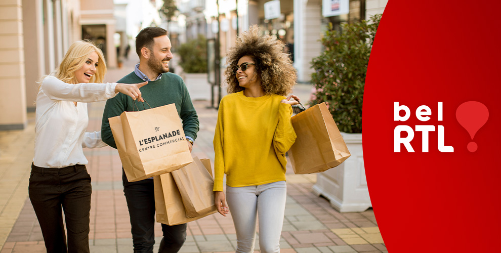 Remportez 5000€ de shopping à l'Esplanade de Louvain-La-Neuve